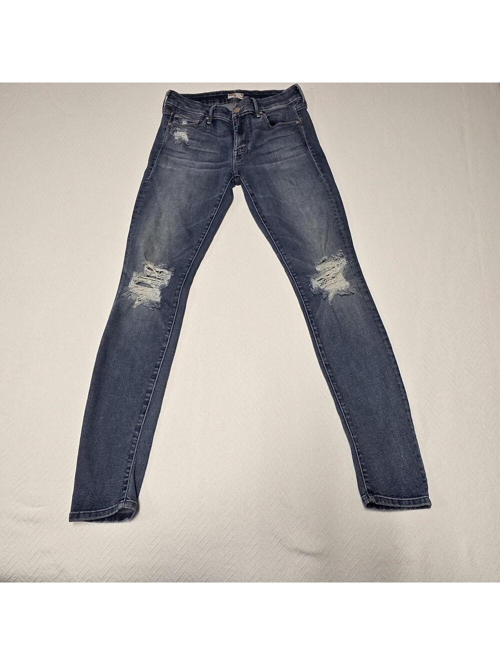 MOTHER Jeans The Looker Songs Of The Cowboys Denim Stretch Skinny Jeans Size 26